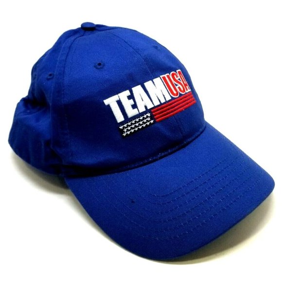 TEAM USA Olympics Baseball Cap Hat Embroidered Adjustable 300 Million Strong - Picture 3 of 5